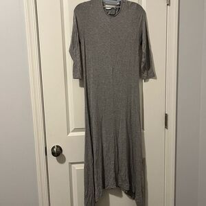 GREY Shark-bite Jersey Dress Size XXS